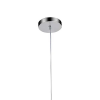 PENDENTE ORGANIKA CROMADO E TRANSPARENTE (D)15.5CM (A)42CM 1XE14 40W - KB002C - 4