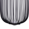 PENDENTE ARAL PRETO (D)33CM (A)70CM 2X4W 3000K 900LM - KE007B - 4