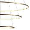 PENDENTE BIRDIE DOURADO E BRANCO (D)80 + 60 + 40CM (A)42CM 17W + 13W + 9W 3 - KW002G - 4