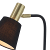 ABAJUR PIPE DOURADO E PRETO (D)12CM (A)49.5CM 1XE14 40W - ME002 - 2