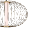 PENDENTE LANTERNA DOURADO E BRANCO (D)50CM (A)32CM 1X16W 3000K 800LM - HC010 - 5