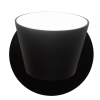 ARANDELA MEERA PRETO (D)12CM (A)12CM 1X6W 3000K 240LM - ARANDELA MEERA PRETO (D)12CM (A)12CM 1X6W 3000K 240LM - 1