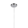 PENDENTE ORGANIKA CROMADO E CHAMPAGNE (D)13.5CM (A)65CM 1XE14 40W - KB001A - 1