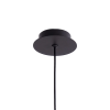 PENDENTE PITUCO ROSE GOLD E PRETO E PRETO (D)10CM (A)18.7CM 1XGU10 10W - ML015B - 2