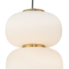 PENDENTE TRU DOURADO E BRANCO (D)24CM (A)45.5CM 1X30W 3000K 1500LM - HC005 - 2