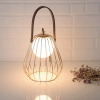 ABAJUR LAMP DOURADO E BRANCO (D)18CM (A)22CM 1XG9 40W - ML001G - 3