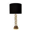 BASE PARA ABAJUR VENETO DOURADO E MARROM (D)18CM (A)57.5CM 1XE27 40W - MI005 - 1
