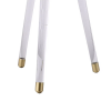 BASE PARA ABAJUR VENETO DOURADO E TRANSPARENTE (C)29.5CM (L)25.5CM (A)59.5CM 1XE27 40W - MI006 - 3