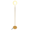 COLUNA VIVA DOURADO E BRANCO (D)25CM (A)160CM 1XE27 BOLINHA 5W - SQ008 - 1