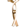 PENDENTE FLUIRE DOURADO (D)28CM (A)74CM 1X30W 3000K 1800LM - RE005 - 3