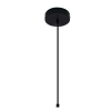 PENDENTE GUDE PRETO (D)17CM (A)47CM 5X5W G9 - 1