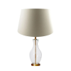 BASE PARA ABAJUR VENETO DOURADO E TRANSPARENTE (D)20CM (A)54.7CM 1XE27 40W - WR002 - 2