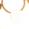 PENDENTE OXALA DOURADO E BRANCO (C)110CM (L)86CM (A)39CM 9XG9 225W - 2