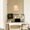 PENDENTE FUOCCO CROMADO E BRANCO (C)25CM (L)88CM (A)114CM 1XE27 40W - OP8617 - 3