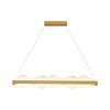 PENDENTE POEMA DOURADO E BRANCO (C)100CM (L)6CM (A)12CM 1X34W 3000K 1700LM - EG004 - 5
