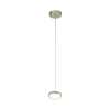 PENDENTE LUDIQUE DOURADO E TRANSPARENTE E BRANCO (D)10CM (A)6CM 1X5W 3000K - EG006 - 4