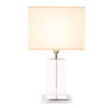 BASE PARA ABAJUR CLASSIC CROMADO E TRANSPARENTE (C)22.8CM (L)15.2CM (A)42.8CM 1XE27 40W - XL1115 - 4
