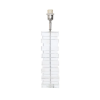 BASE PARA ABAJUR CLASSIC CROMADO E TRANSPARENTE (C)12CM (L)12CM (A)50CM 1XE27 40W - XL8204 - 4