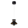 PENDENTE CORDEL PRETO (D)15CM (A)13CM 5W + 2W 2700K 350LM - CD013 - 4