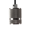 PENDENTE SOCKET D 5CM X 6CM 1XE27 127V / 220V CROMADO - DA002C - 5