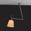 PENDENTE FUOCCO CROMADO E BRANCO (C)25CM (L)88CM (A)114CM 1XE27 40W - OP8617 - 5