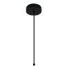 PENDENTE PINGO PRETO E FUME (D)18CM (A)30CM 1XG9 25W - TR001B - 6