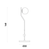 COLUNA VIVA DOURADO E BRANCO (D)25CM (A)160CM 1XE27 BOLINHA 5W - SQ008 - 6
