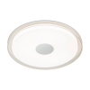 PLAFON DE SOBREPOR DOMO PRATA (D)50CM (A)6CM 1X36W 3000K 2520LM LED - 2