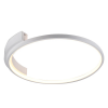 PLAFON DE SOBREPOR BAMBOLE BRANCO (D)50CM (A)6CM 1X30W 3000K 2035LM - FO026LW - 1