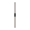 ARANDELA / PLAFON TEC PRETO (C)90CM (L)2CM 1X15W 3000K 980LM - GD011LB - 1