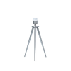 BASE PARA ABAJUR ALLEGRO NIQUELADO (D)26CM (A)42CM 1XE27 40W - GL013N - 4
