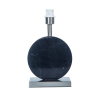 BASE PARA ABAJUR BIAGIO NIQUELADO E PRETO (D)22CM (L)12CM (A)37CM 1XE27 40W - GL016BN - 5