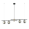 PENDENTE BAMBU PRETO (C)98CM (L)23CM (A)16.5CM 4XG9 100W - HL017LB - 1
