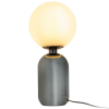 ABAJUR CUÍCA CROMO NEGRO E BRANCO (D)20CM (A)43CM 1XE27 40W - HL020B - 6