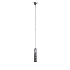 PENDENTE SONATA D 6CM X 21CM  1XG4 220V CROMADO E TRANSP - 1