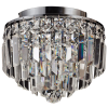 PLAFON DE SOBREPOR KRI CROMADO E TRANSPARENTE (D)27CM (A)19.5CM 4XG9 160W - HU1100 - 3