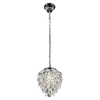 PENDENTE NUT CROMADO E TRANSPARENTE (D)23CM (A)28CM 2XG9 80W - HU2173 - 4