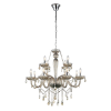 LUSTRE ANJOU CROMADO E CHAMPAGNE (D)82CM (A)79CM 12XE14 480W - JF112A - 1