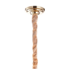 LUSTRE ODEON D 60CM X 42CM  12XE14 127V / 220V DOURADO E CONHAQUE (AQ026S) - 4