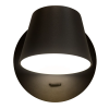 ARANDELA MEERA PRETO (D)12CM (A)12CM 1X6W 3000K 240LM - ARANDELA MEERA PRETO (D)12CM (A)12CM 1X6W 3000K 240LM - 7