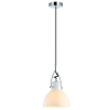 PENDENTE BAR D 14CM X 22CM 1XG9 127V / 220V BRANCO E CROMADO - OP057C - 5