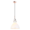 PENDENTE BAR D 25CM X 36,2CM 1XE27 127V / 220V COBRE E BRANCO - OP059A - 1