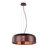 PENDENTE CLUB 60CM X 20CM  1XE27 127V / 220V COBRE E MARROM - 1