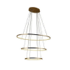 PENDENTE BIRDIE OVAL GOLD (D)60 + 80 + 100CM  3X45W 3000K  LED - 1
