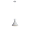 PENDENTE SET BRANCO E DOURADO (D)23CM (A)23CM  1X40W   E27 - 1