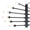 PENDENTE NEO PRETO E BRANCO (C)86CM (L)60CM (A)32CM 12XG9 300W - RE017S - 2