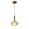 Pendente Filó Bronze e Branco (d)20cm (a)28cm 1xg9 5w - RZ005W - 1