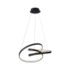 PENDENTE ZIG PRETO (C)57CM (L)47CM (A)26CM 1X35W 3000K 1800LM - TP001B - 1
